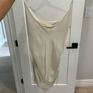 Wilfred Only Ruched Slip Dress